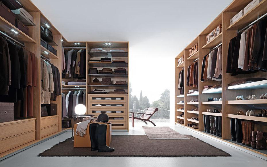 RAYLI GİYİNME DOLAPLARI 